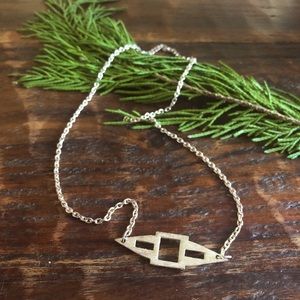 Noonday Aztec Silver Necklace